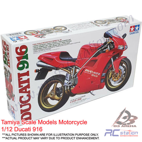 Tamiya Scale Models Motorcycle #14068 - 1/12 Ducati 916 [14068]