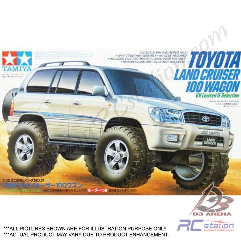 Tamiya #19021 1/32 JR Toyota Land Cruiser 100 Wagon VX-Limited G-Sel