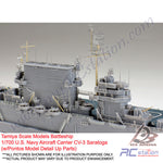 Tamiya Scale Models Battleship #25179 - 1/700 U.S. Navy Aircraft Carrier CV-3 Saratoga (w/Pontos Model Detail Up Parts) [25179]