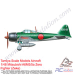 Tamiya Scale Models Aircraft #61103 - 1/48 Mitsubishi A6M5/5a Zero Fighter (Zeke) [61103]