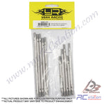Yeah Racing #AXSC-013 - Yeah Racing Stainless Steel Full Link Set For AXIAL SCX10 II AX90046