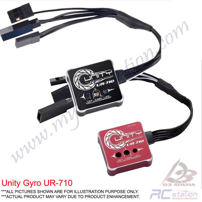Unity RC UR710 Ver2.0 giroscopio professionale in metallo Gyros per 1/10 RC  telecomando elettrico modello di auto Drift accessori da corsa - AliExpress
