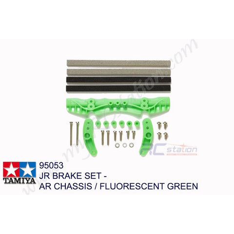 Tamiya #95053 - Fluorescent Green Brake Set for AR Chassis [95053]