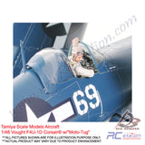 Tamiya Scale Models Aircraft #61085 - 1/48 Vought F4U-1D Corsair® w/"Moto-Tug" [61085]