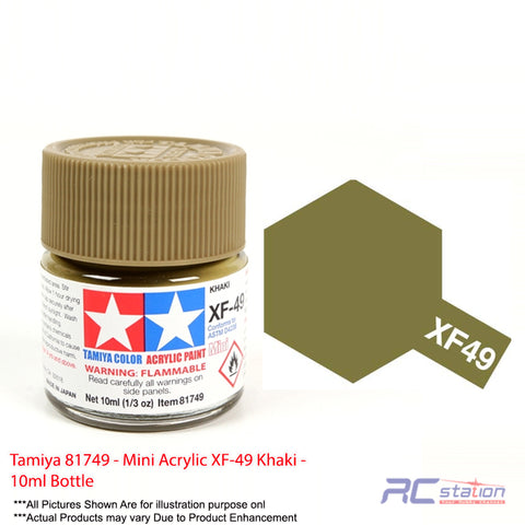 Tamiya Acrylic Mini XF-49 Khaki - 10ml Bottle #81749