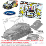 TeamC Racing M-Chassis Clear Body Shell TM218 1/10 Mini Ford Fiesta WRC (Width 165mm, WheelBase 210mm)