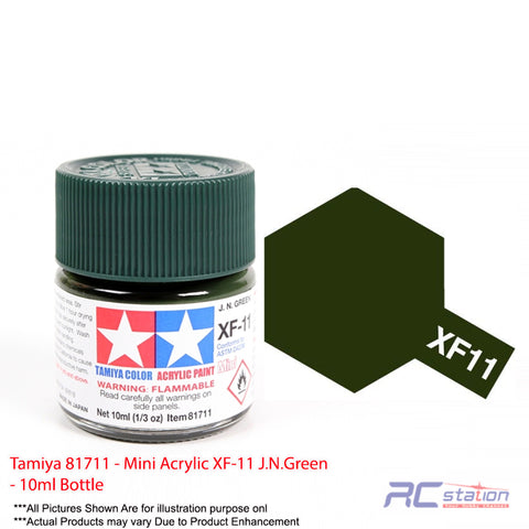 Tamiya Acrylic Mini XF-11 J.N. Green - 10ml Bottle #81711