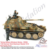 Tamiya Scale Model Tank #35364 - 1/35 German Tank Destroyer Marder III M Normandy Front | Military Collection Series