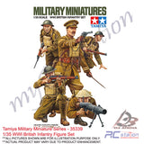 Tamiya Scale Models #35339 - 1/35 WWI British Infantry Figure Set | Military Collection Series