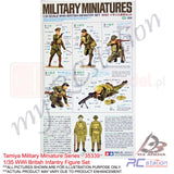 Tamiya Scale Models #35339 - 1/35 WWI British Infantry Figure Set | Military Collection Series