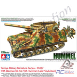Tamiya Scale Models #35367 - 1/35 German Sd.Kfz.165 Hummel (Late Production) | Military Collection Series