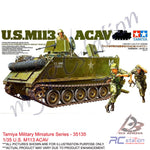 Tamiya Scale Models #35135 - 1/35 U.S. M113 ACAV | Military Collection Series