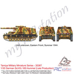 Tamiya Scale Models #35367 - 1/35 German Sd.Kfz.165 Hummel (Late Production) | Military Collection Series