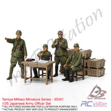 Tamiya Scale Models #35341 - 1/35 Japanese Army Officer Set | Military Collection Series