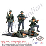 Tamiya Scale Models #35293 -1/35 German Infantry Set - (French Campaign) | Military Collection Series