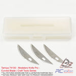 Tamiya #74100 - Modelers Knife Pro - Curved Blade | Craft Tools Series