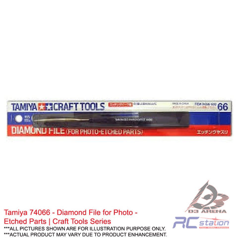 Tamiya #74066 - Diamond File for Photo - Etched Parts | Craft Tools Series
