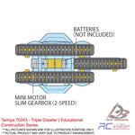 Tamiya #70243 Triple Crawler | Educational Construction Series