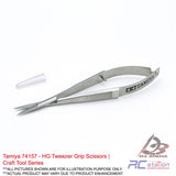 Tamiya #74157 - HG Tweezer Grip Scissors | Craft Tool Series