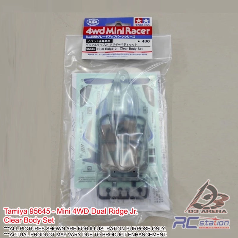 Tamiya #95645 - Mini 4WD Dual Ridge Jr. Clear Body Set – RC Station ...