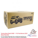 Tamiya 1/10 Body Shell #51687 -  Ford Bronco 2021 Body Parts Set