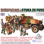 Tamiya #35151 - 1/35 German Sd.Kfz.251/1 Ausf.D mit Schwerer Wurfrahmen 40 Stuka zu Fuss w/ Rocket Launchers