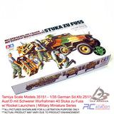 Tamiya #35151 - 1/35 German Sd.Kfz.251/1 Ausf.D mit Schwerer Wurfrahmen 40 Stuka zu Fuss w/ Rocket Launchers