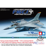 Tamiya Scale Models #60786 - 1/72 Lockheed Martin F-16CJ Block 50 Fighting Falcon | War Bird Collection