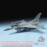 Tamiya Scale Models #60786 - 1/72 Lockheed Martin F-16CJ Block 50 Fighting Falcon | War Bird Collection