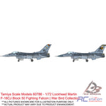 Tamiya Scale Models #60786 - 1/72 Lockheed Martin F-16CJ Block 50 Fighting Falcon | War Bird Collection