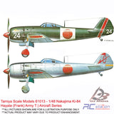 Tamiya Scale Models #61013 - 1/48 Nakajima Ki-84 Hayate (Frank) Army T | Aircraft Series
