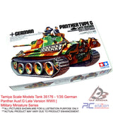 Tamiya Scale Models Tank #35176 - 1/35 German Panther Ausf.G Late Version WWII | Military Miniature Series