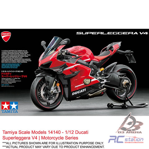 Tamiya Scale Models #14140 - 1/12 Ducati Superleggera V4 | Motorcycle Series
