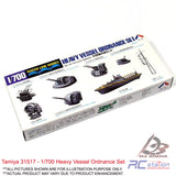 Tamiya #31517 - 1/700 Heavy Vessel Ordnance Set