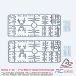 Tamiya #31517 - 1/700 Heavy Vessel Ordnance Set