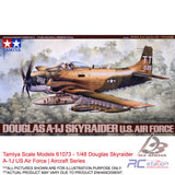 Tamiya Scale Models #61073 - 1/48 Douglas Skyraider A-1J US Air Force | Aircraft Series
