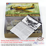 Tamiya Scale Models #61073 - 1/48 Douglas Skyraider A-1J US Air Force | Aircraft Series