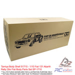 Tamiya Body Shell #51710 - 1/10 Fiat 131 Abarth Rally Olio Fiat Body Parts Set SP-1710