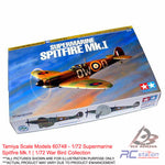 Tamiya Scale Models #60748 - 1/72 Supermarine Spitfire Mk.1 | 1/72 War Bird Collection