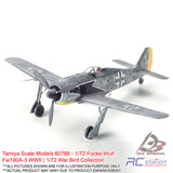 Tamiya Scale Models #60766 - 1/72 Focke-Wulf Fw190A-3 WWII | 1/72 War Bird Collection