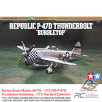 Tamiya Scale Models #60770 - 1/72 WB P-47D Thunderbolt Bubbletop | 1/72 War Bird Collection