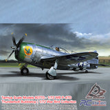 Tamiya Scale Models #60770 - 1/72 WB P-47D Thunderbolt Bubbletop | 1/72 War Bird Collection