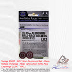 Tamiya #95657 - HG 19mm Aluminum Ball-Race Rollers (Ringless , Red) Tamiya Mini 4WD Asia Challenge 2024 (TMAC)
