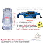Team C Clear Body Shell TC106 1/10 Mitsubishi Lancer Evolution 6 (Width 190mm, WheelBase 258mm)