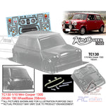 Team C Clear Body Shell TC130 1/10 Mini Cooper 1300 (Width 190mm, WheelBase 258mm)