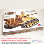 Tamiya Scale Models #35227 - 1/35 German Tiger I Initial Production | Military Miniature Series