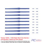 Tamiya #12643 - 1/350 Metal 46cm Gun Barrels - w/Projectiles | Detail-Up Parts Series