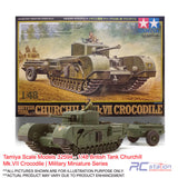 Tamiya Scale Models #32594 - 1/48 British Tank Churchill Mk.VII Crocodile | Military Miniature Series