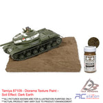 Tamiya Paint #87109 - Diorama Texture Paint - Soil Effect: Dark Earth, 100ml | Scenery