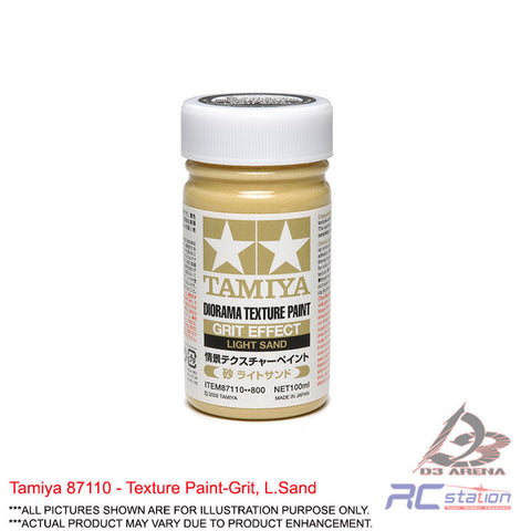 Tamiya Paint #87110 - Diorama Texture Paint - Grit, Light Sand, 100ml | Scenery